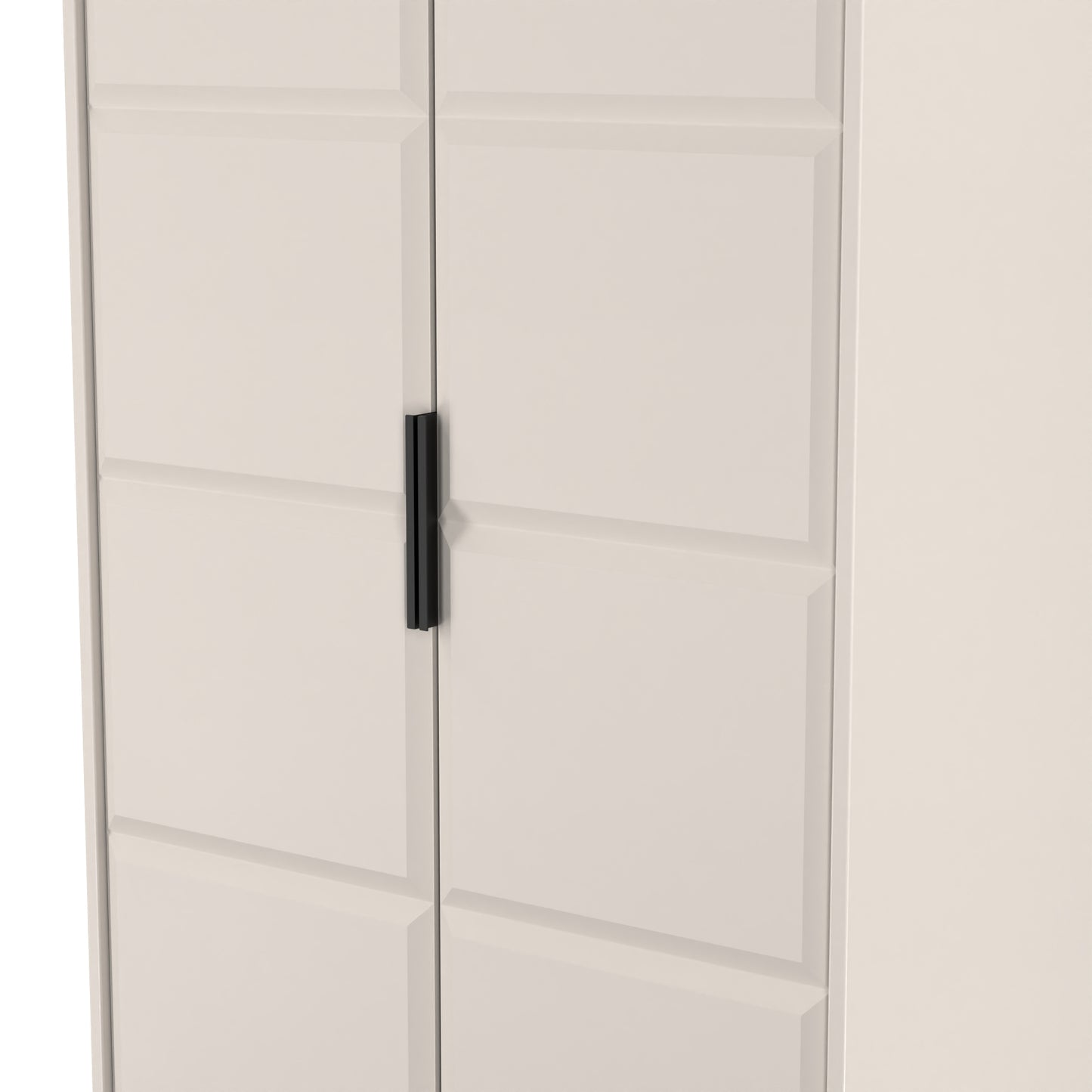 New York C Tall Wardrobe Off-white 2 Doors 1 Shelf 77cm
