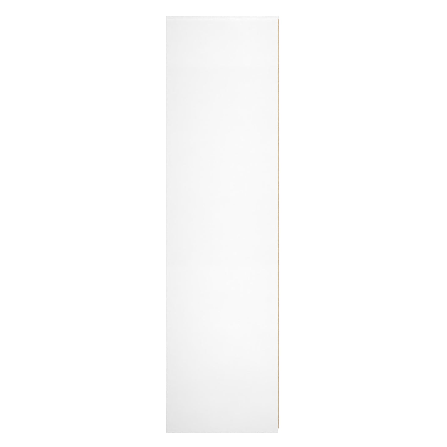New York C Tall Wardrobe White 2 Doors 1 Shelf 77cm