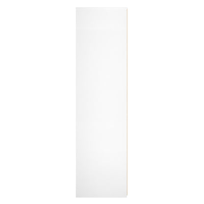 New York C Tall Wardrobe White 2 Doors 1 Shelf 77cm