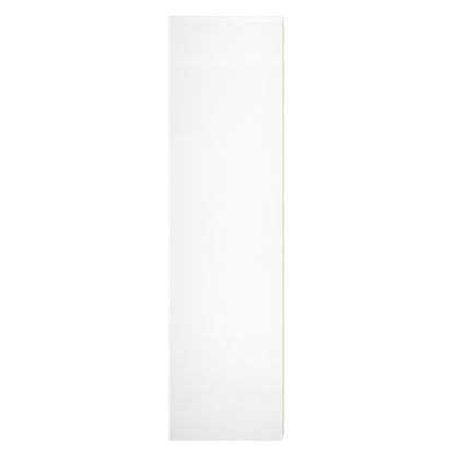 New York C Tall Wardrobe White 2 Doors 2 Drawers 77cm