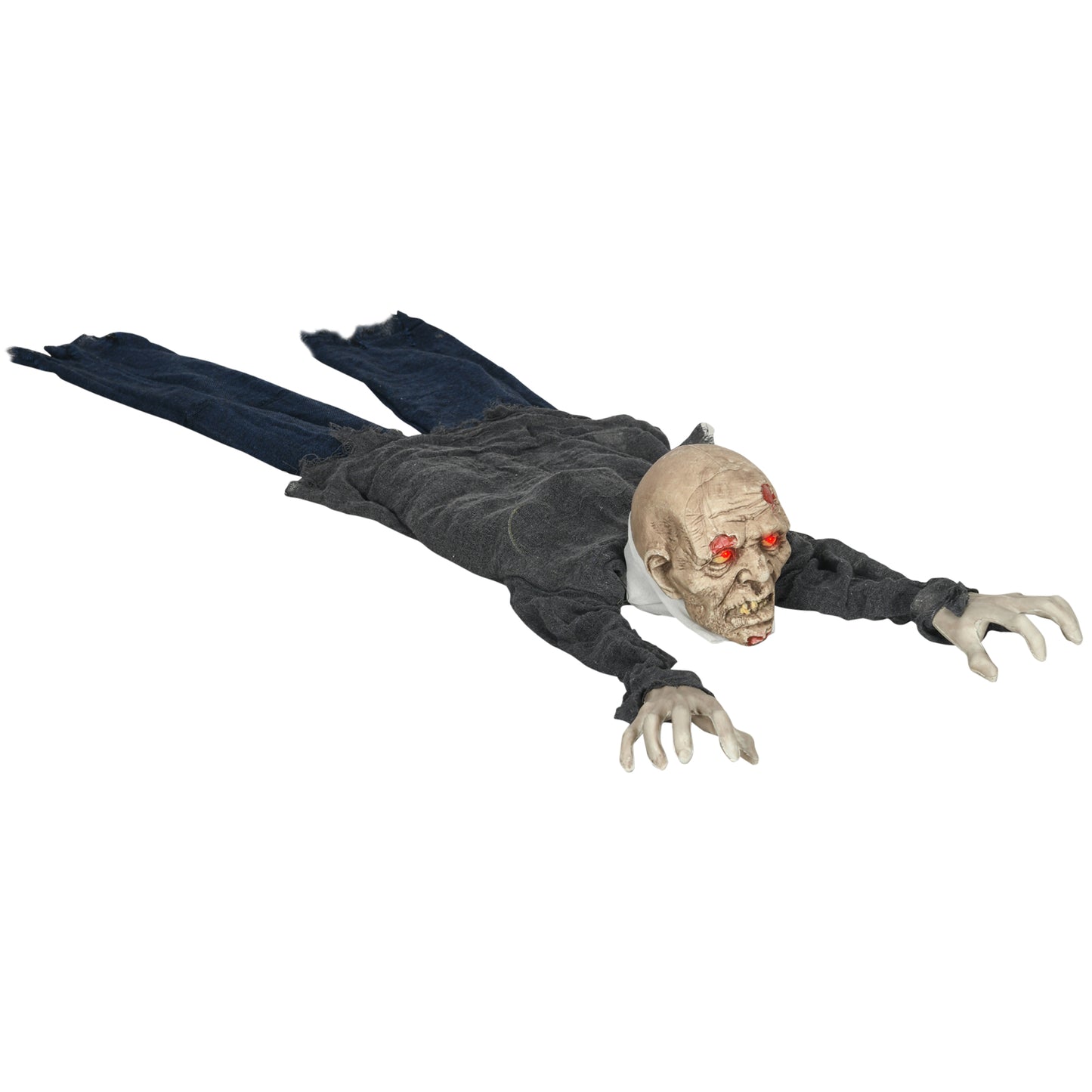 Animated Crawling Zombie Halloween Decoration - 159cm