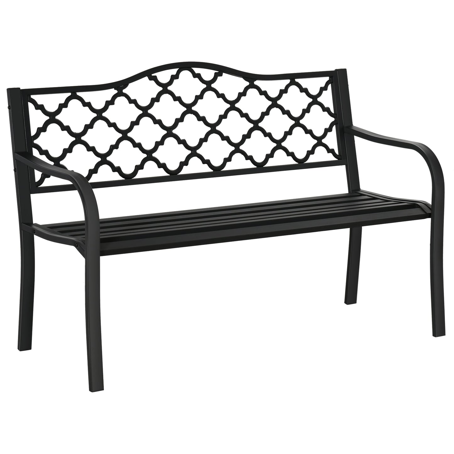 2 Seater Garden Bench Antique Loveseat for Yard