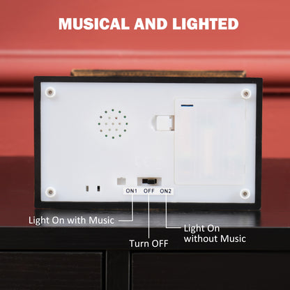 Christmas Ornament Snow Globe Warm White Indoor LED - 25cm