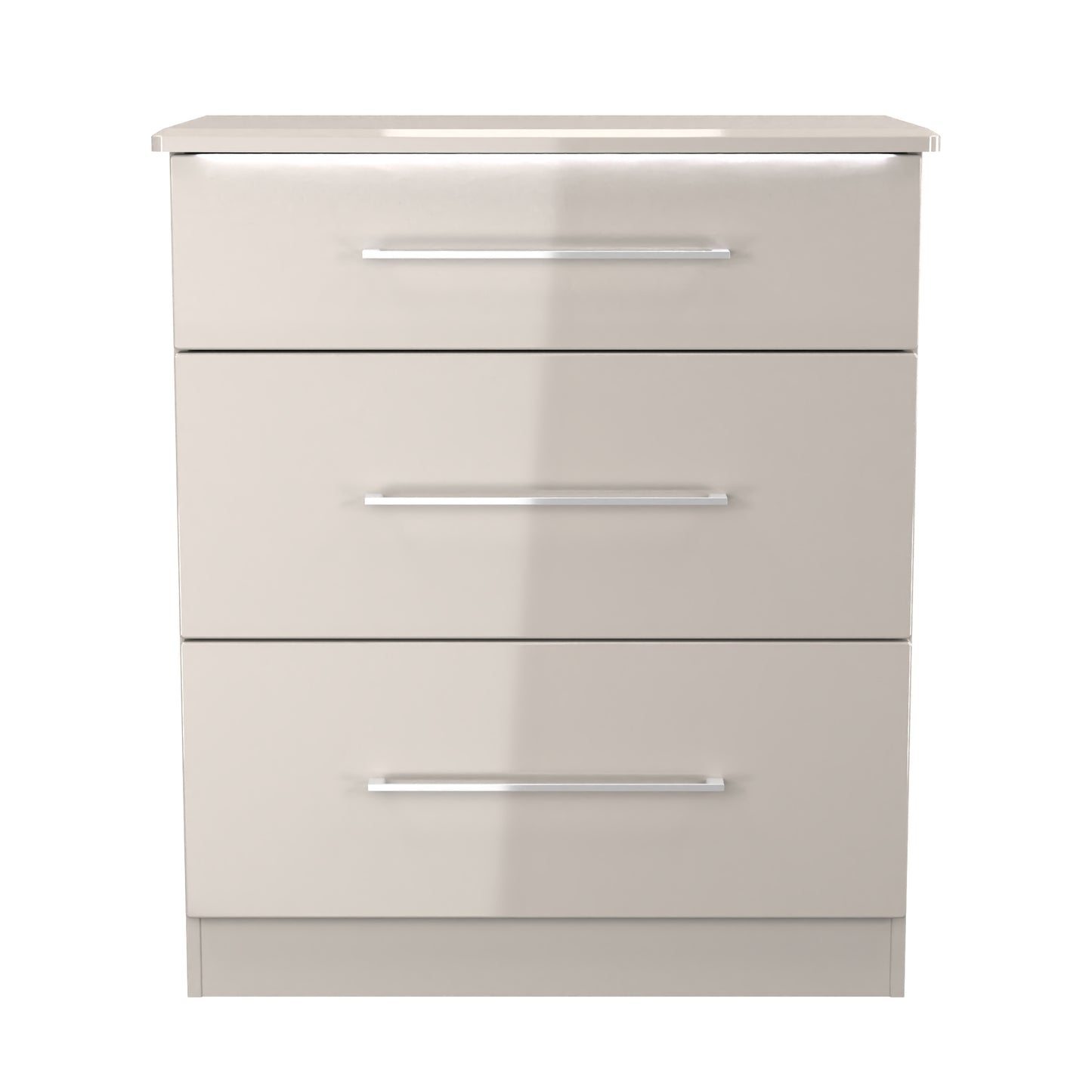 Paris Chest of Drawers Off-white 3 Drawers 77cm