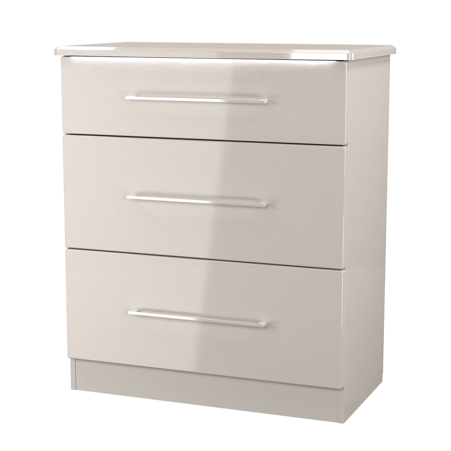 Paris Chest of Drawers Off-white 3 Drawers 77cm