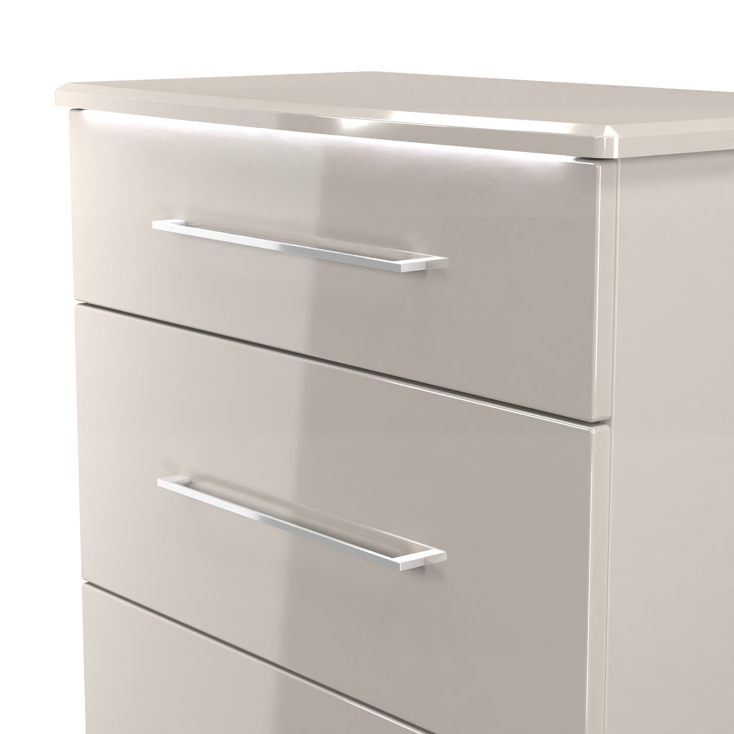 Paris Chest of Drawers Off-white 3 Drawers 77cm