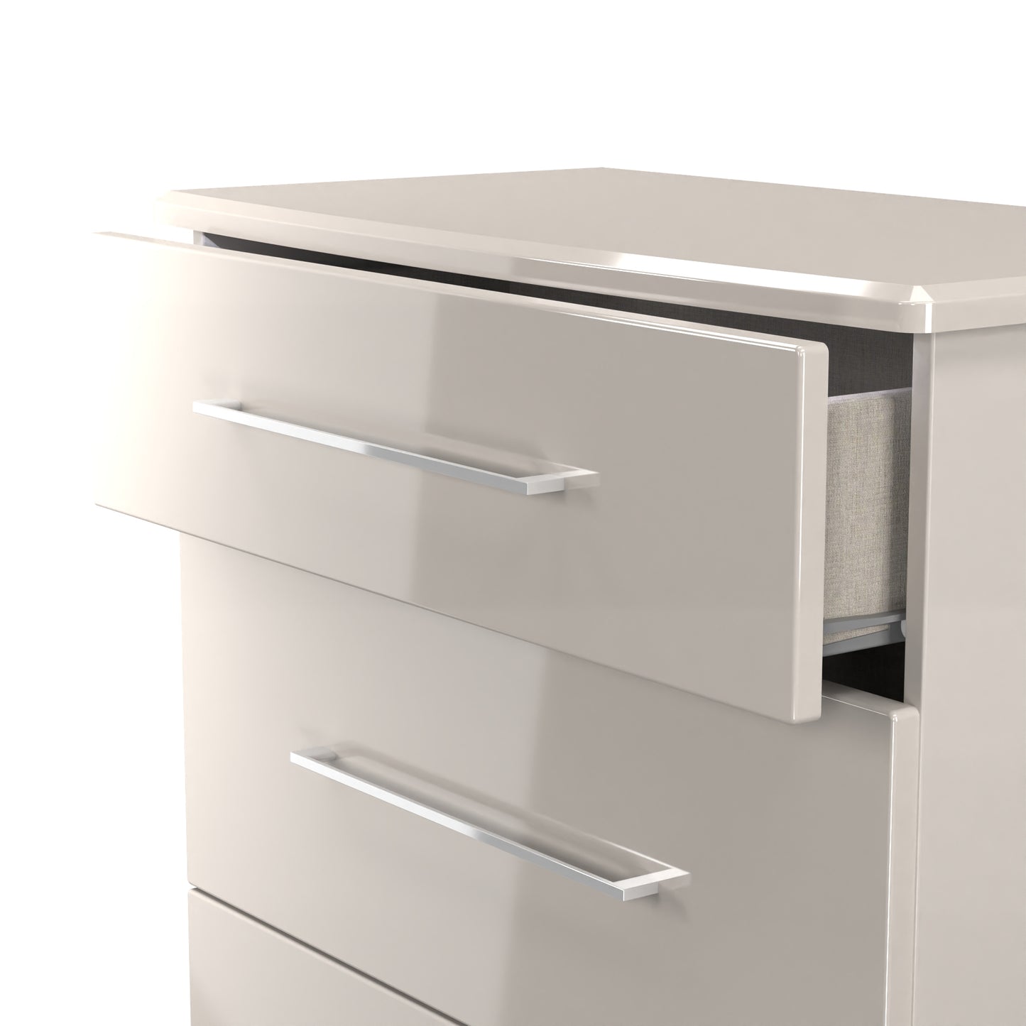 Paris Chest of Drawers Off-white 3 Drawers 77cm