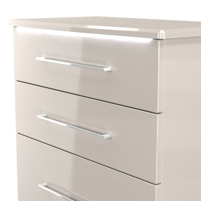 Paris Tall Chest of Drawers Off-white 4 Drawers 77cm