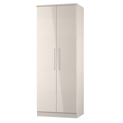 Paris Tall Wardrobe Off-white 1 Shelf 74cm