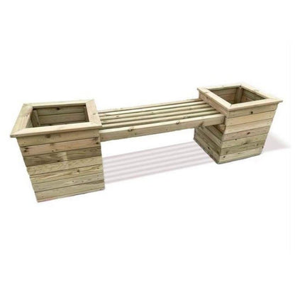 Planter Garden Bench Extension by Churnet Valley - 2 Seats Primary Image