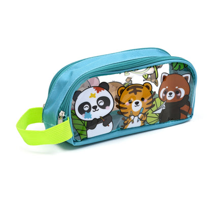 Adoramals Wild Clear Window Pencil Case - 20cm