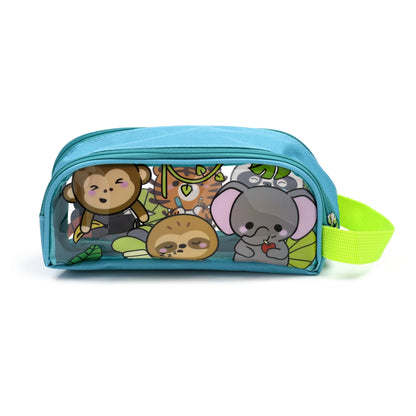 Adoramals Wild Clear Window Pencil Case - 20cm