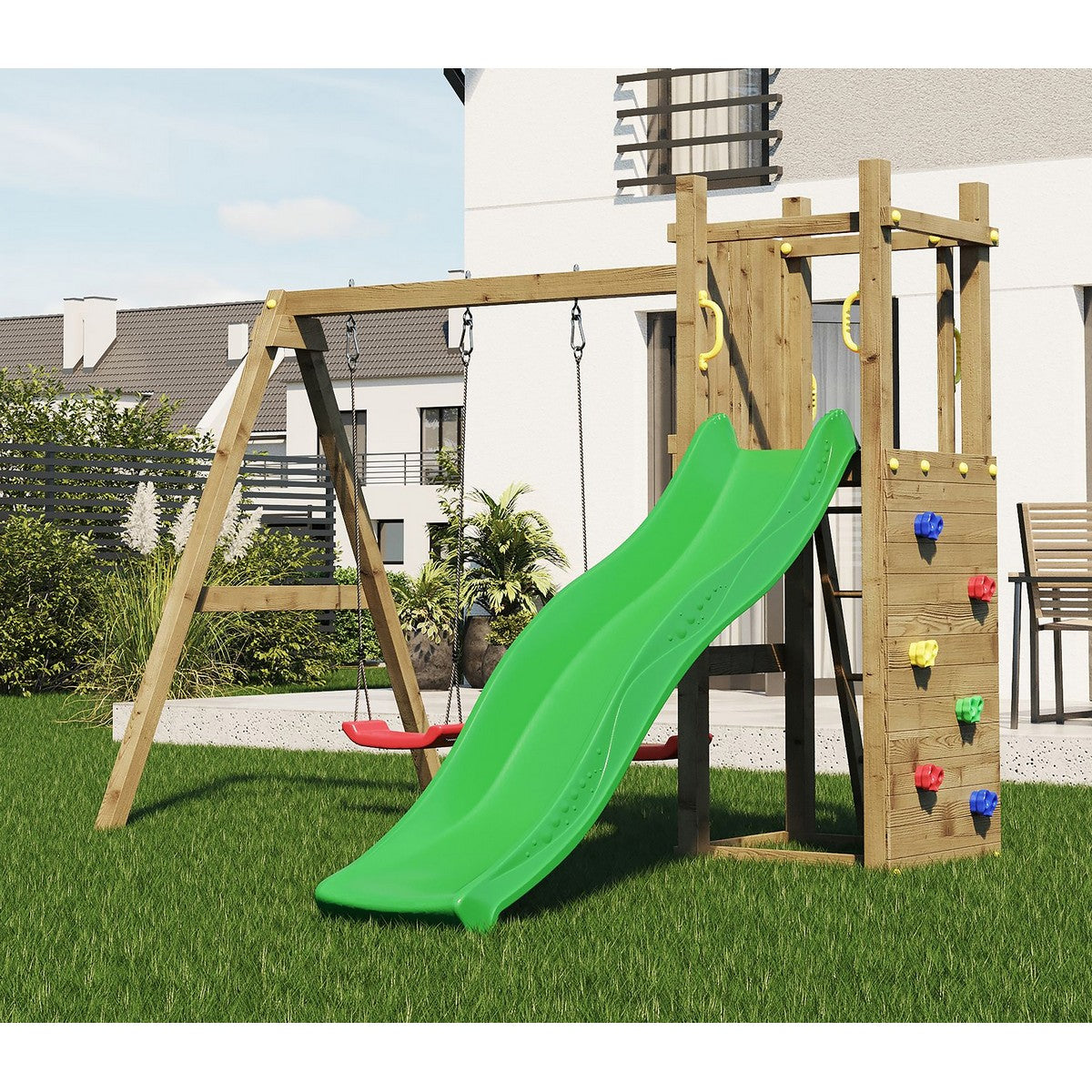 Rumble Ridge Garden Playfort 28.2m x 34.5m by Shire