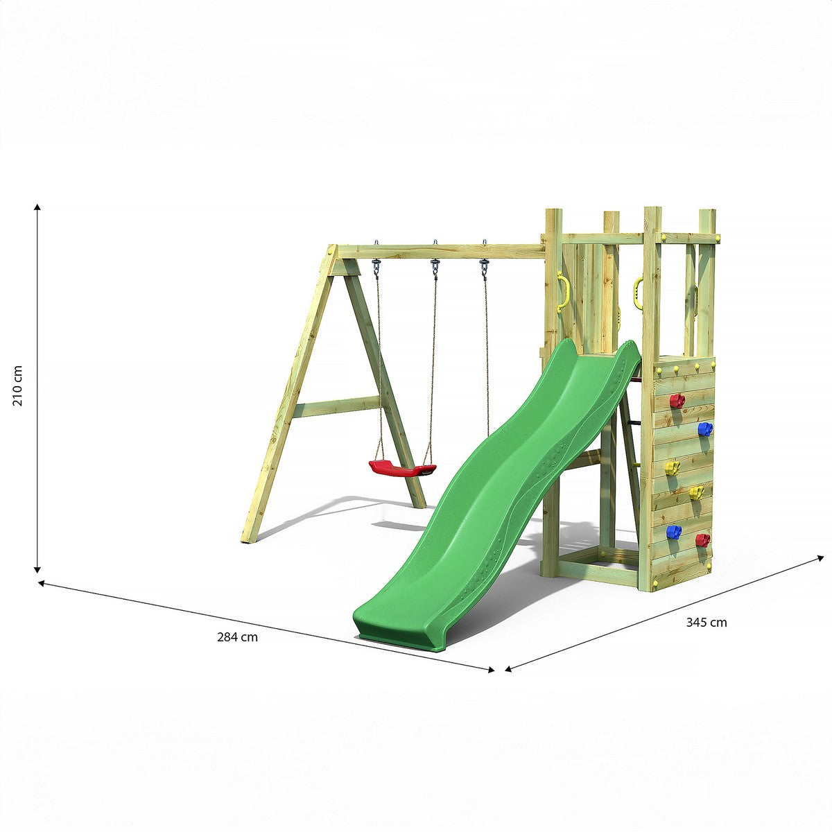 Rumble Ridge Garden Playfort 28.2m x 34.5m by Shire