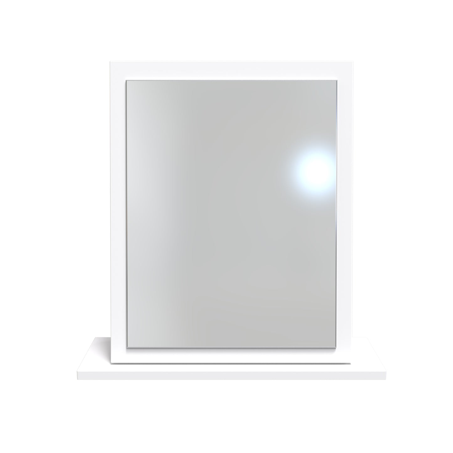 Pembroke Mirror  White 50cm