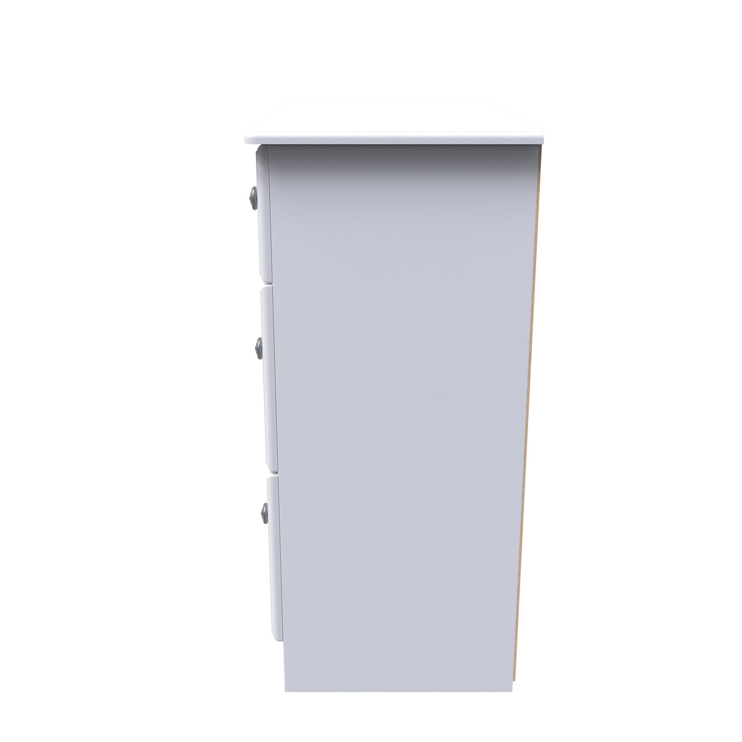 Pembroke Chest of Drawers White 3 Drawers 40cm