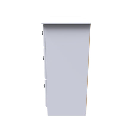 Pembroke Chest of Drawers White 3 Drawers 40cm