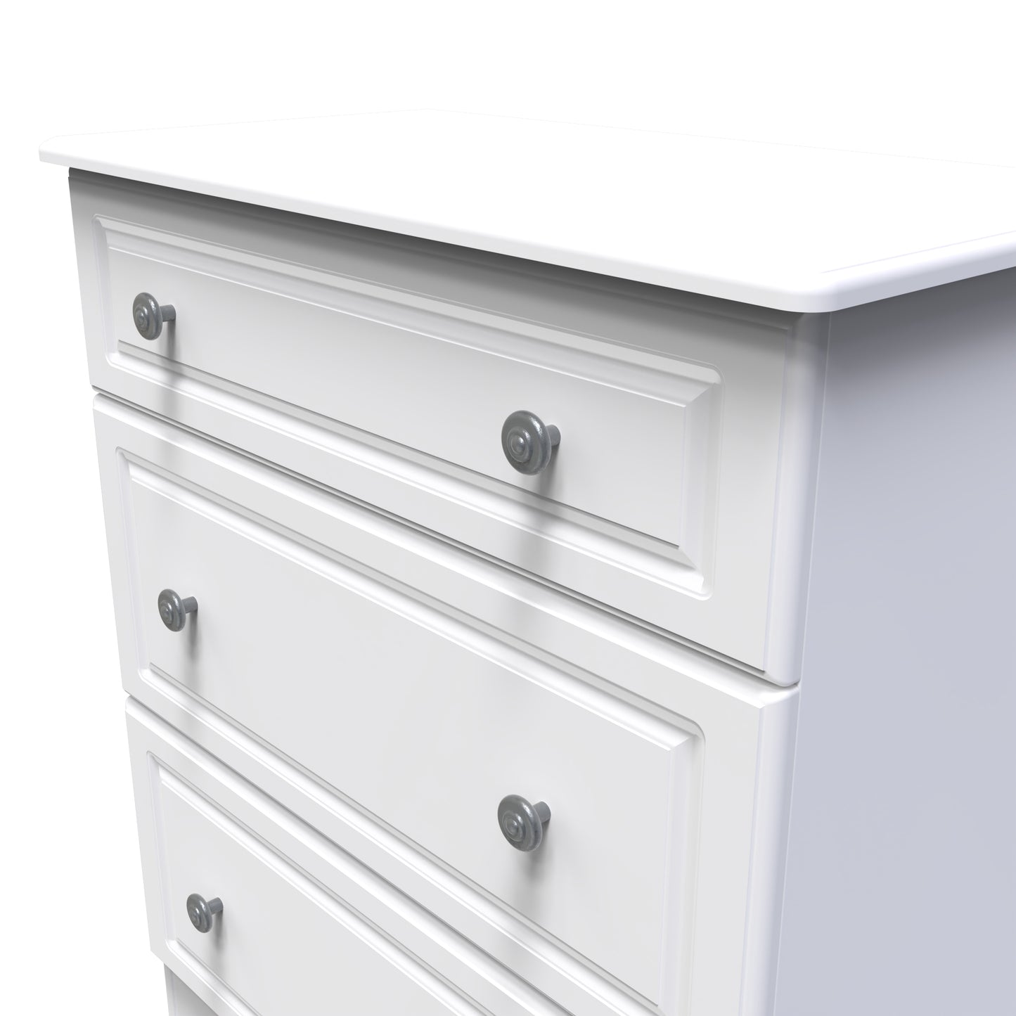 Pembroke Chest of Drawers White 3 Drawers 40cm
