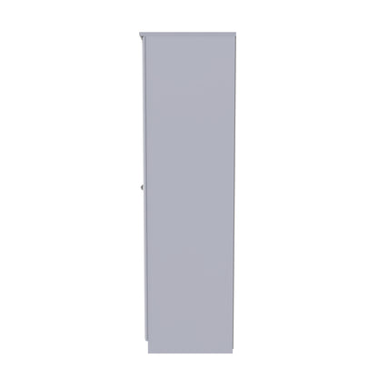 Pembroke Tall Mirror Wardrobe White 1 Shelf 111cm