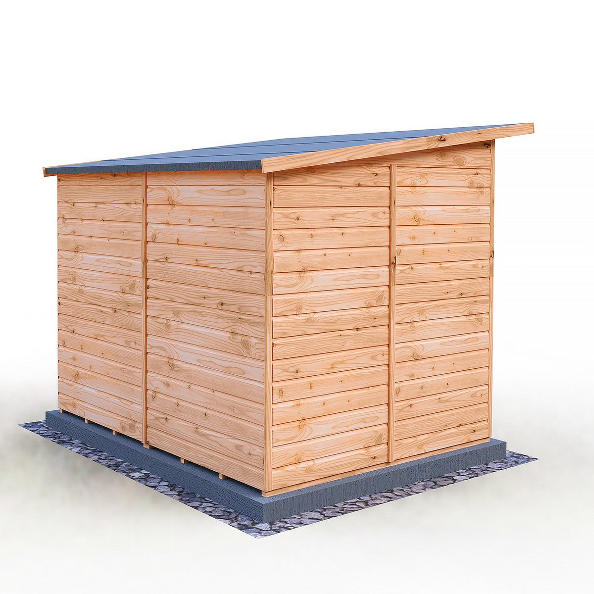 Shire Peony 7' 4" x 8' 4" Pent Summerhouse - Premium Dip Treated Shiplap