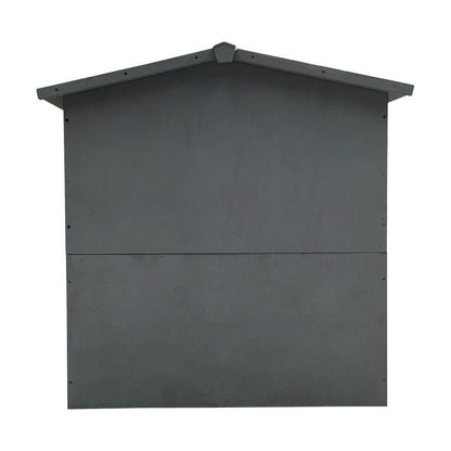 Wensum FSC Wood 2 Storey Rabbit Hutch with Play Area Grey