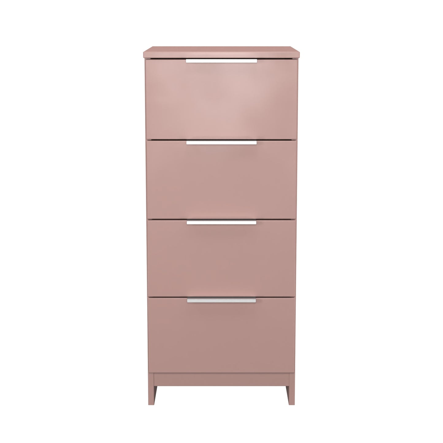 Plymouth Tallboy Pink 4 Drawers 37cm