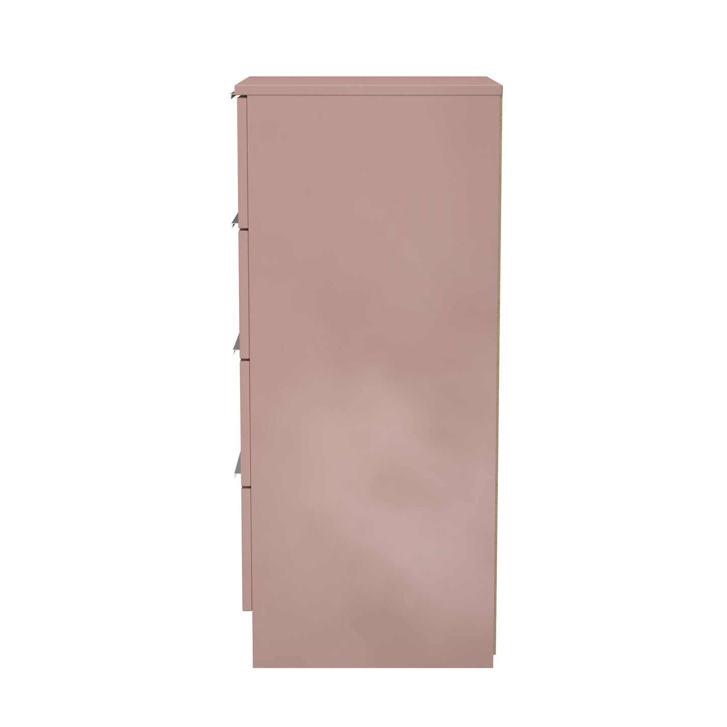 Plymouth Tallboy Pink 4 Drawers 37cm