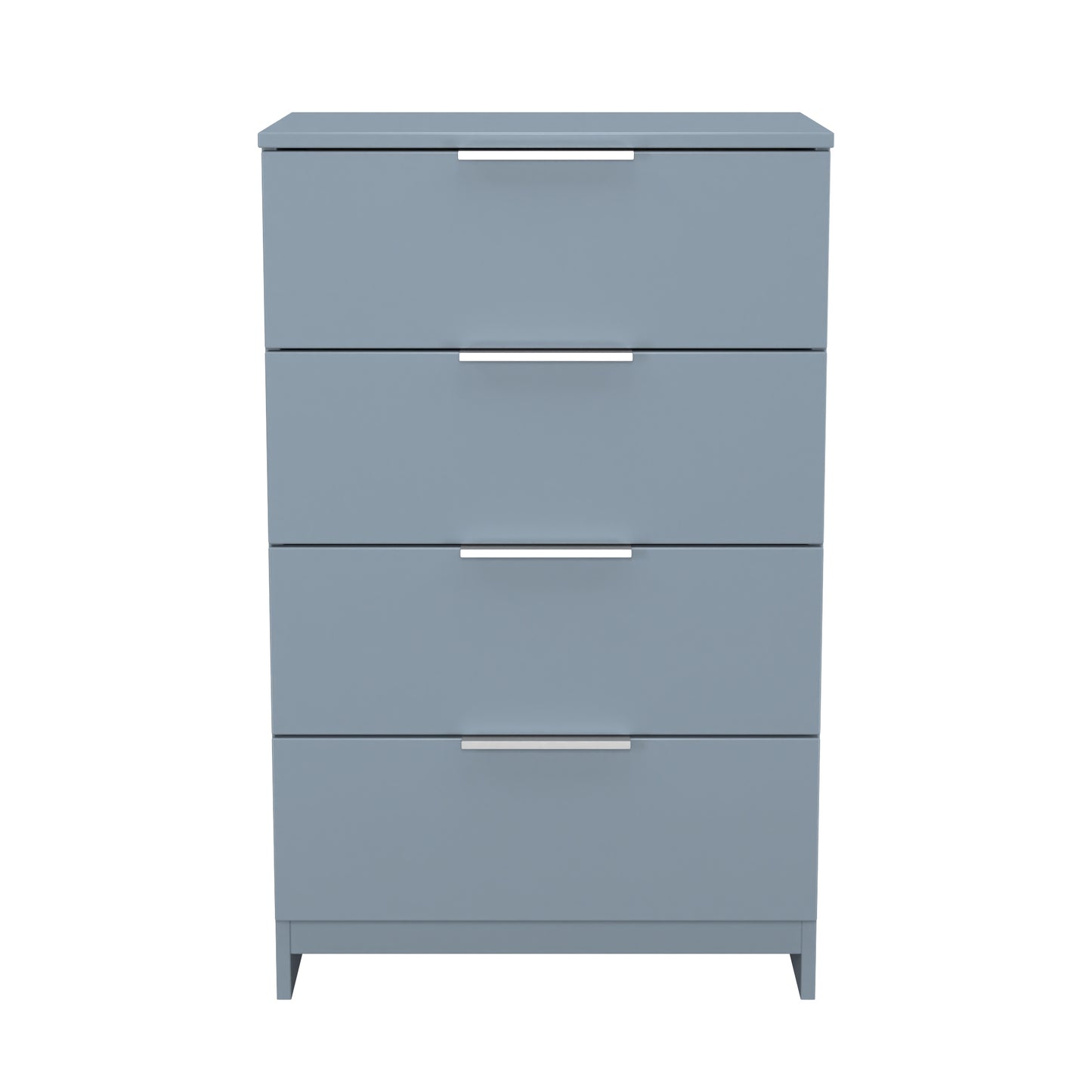 Plymouth Chest of Drawers Light Blue 4 Drawers 55cm