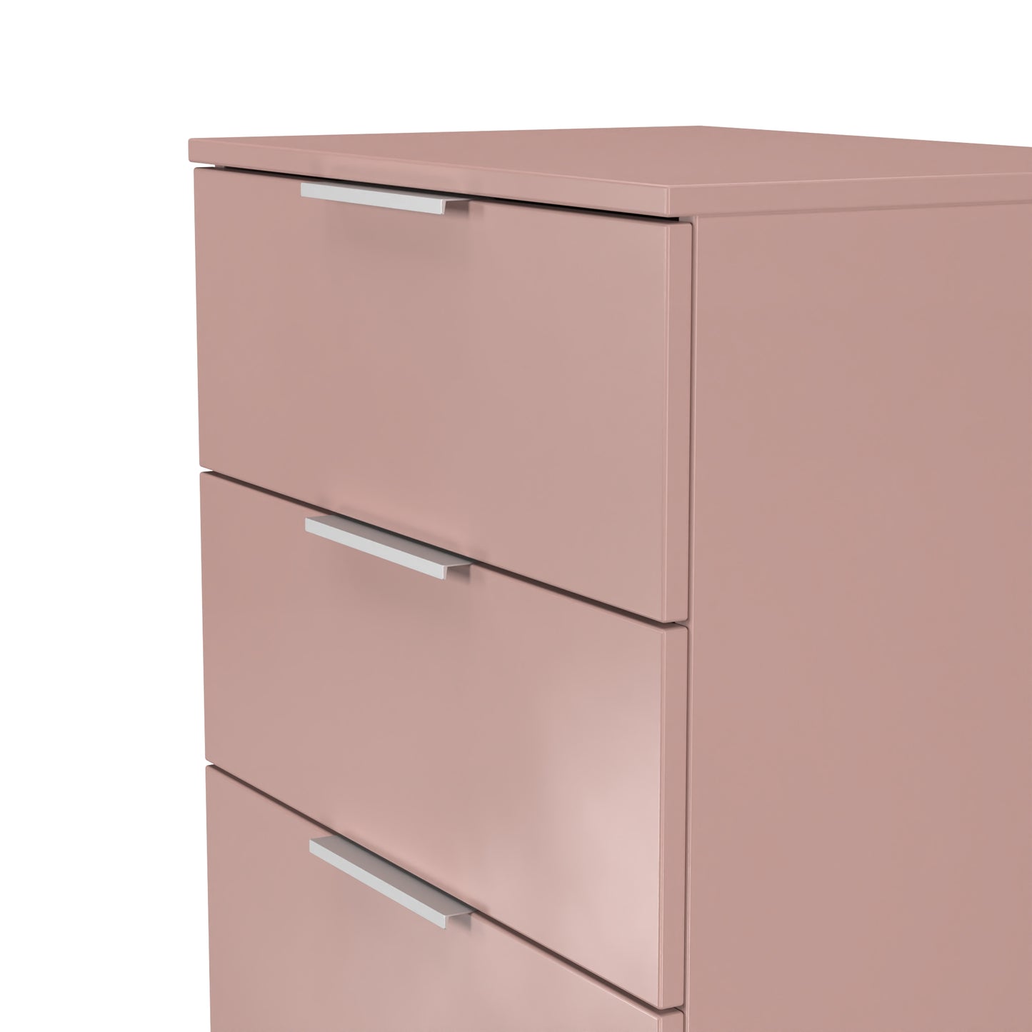 Plymouth Chest of Drawers Pink 4 Drawers 55cm