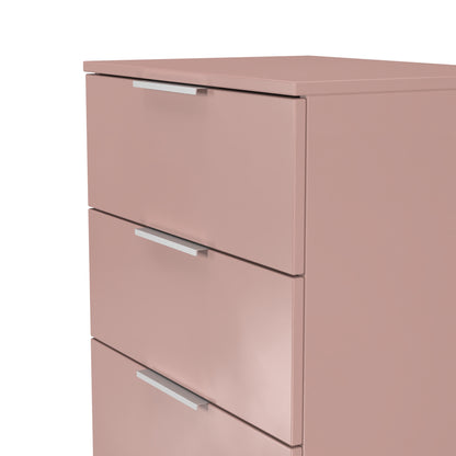 Plymouth Chest of Drawers Pink 4 Drawers 55cm