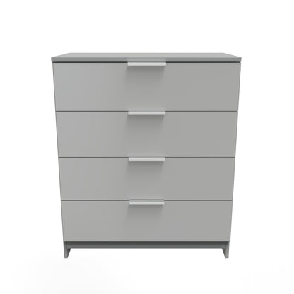 Plymouth Chest of Drawers Grey 4 Drawers 74cm