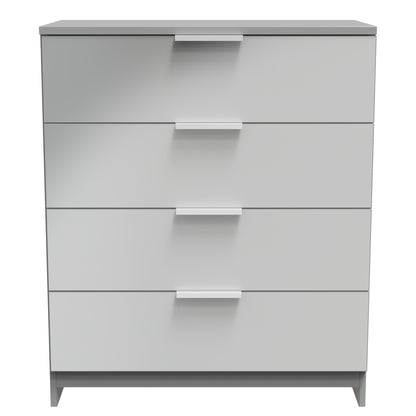 Plymouth Chest of Drawers Grey 4 Drawers 74cm