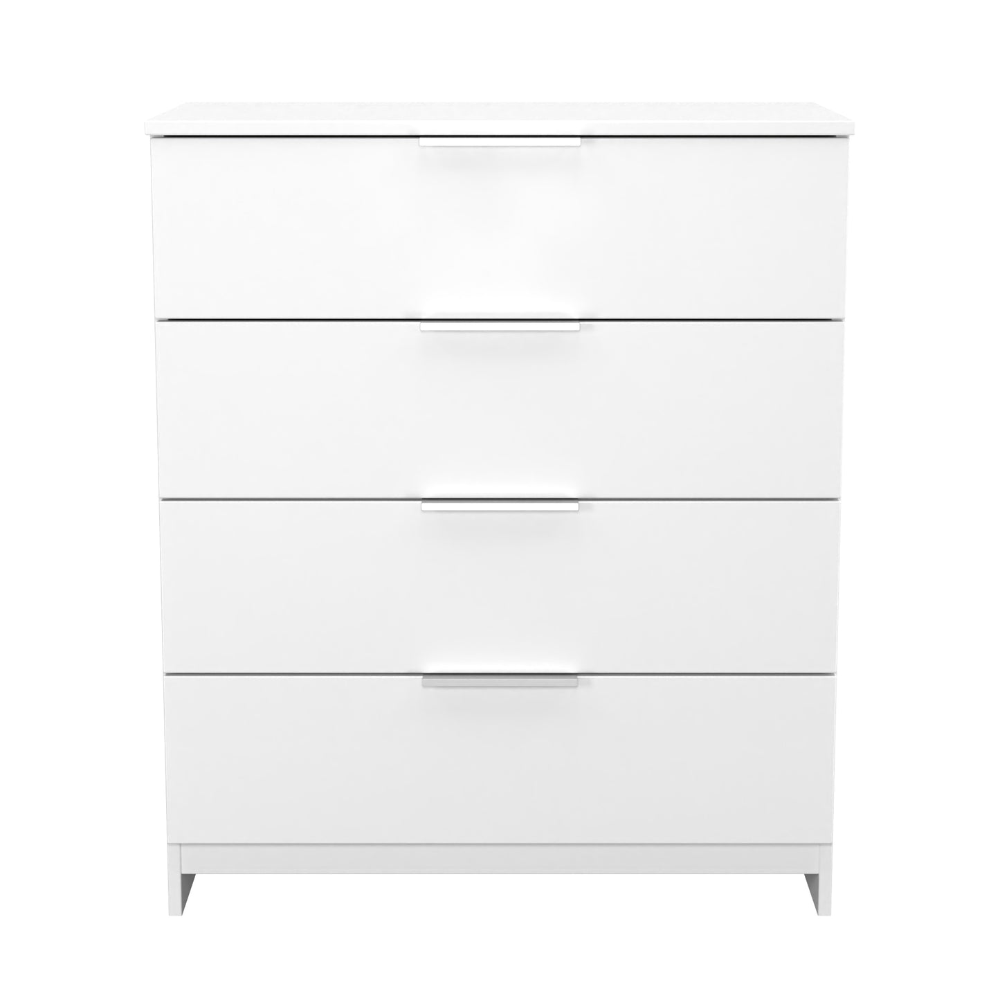 Plymouth Chest of Drawers White 4 Drawers 74cm