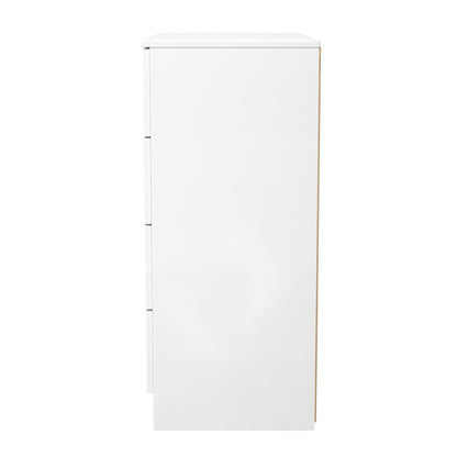 Plymouth Chest of Drawers White 4 Drawers 74cm