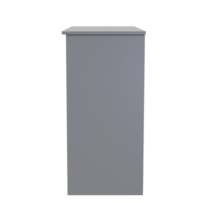 Plymouth Desk Grey 3 Drawers 90cm