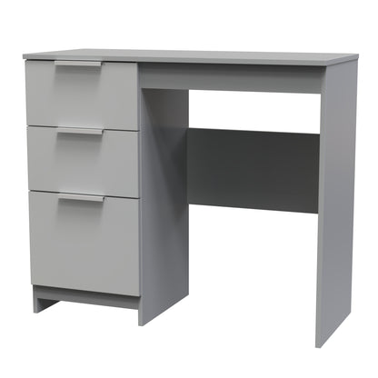 Plymouth Desk Grey 3 Drawers 90cm