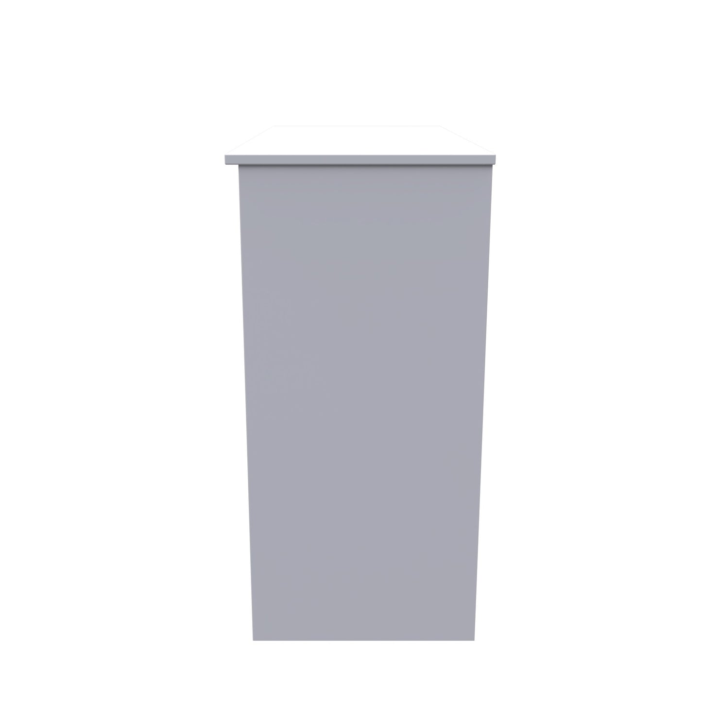 Plymouth Desk White 3 Drawers 90cm