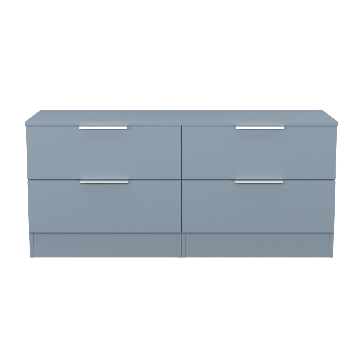 Plymouth Large Chest of Drawers Light Blue 4 Drawers 110cm