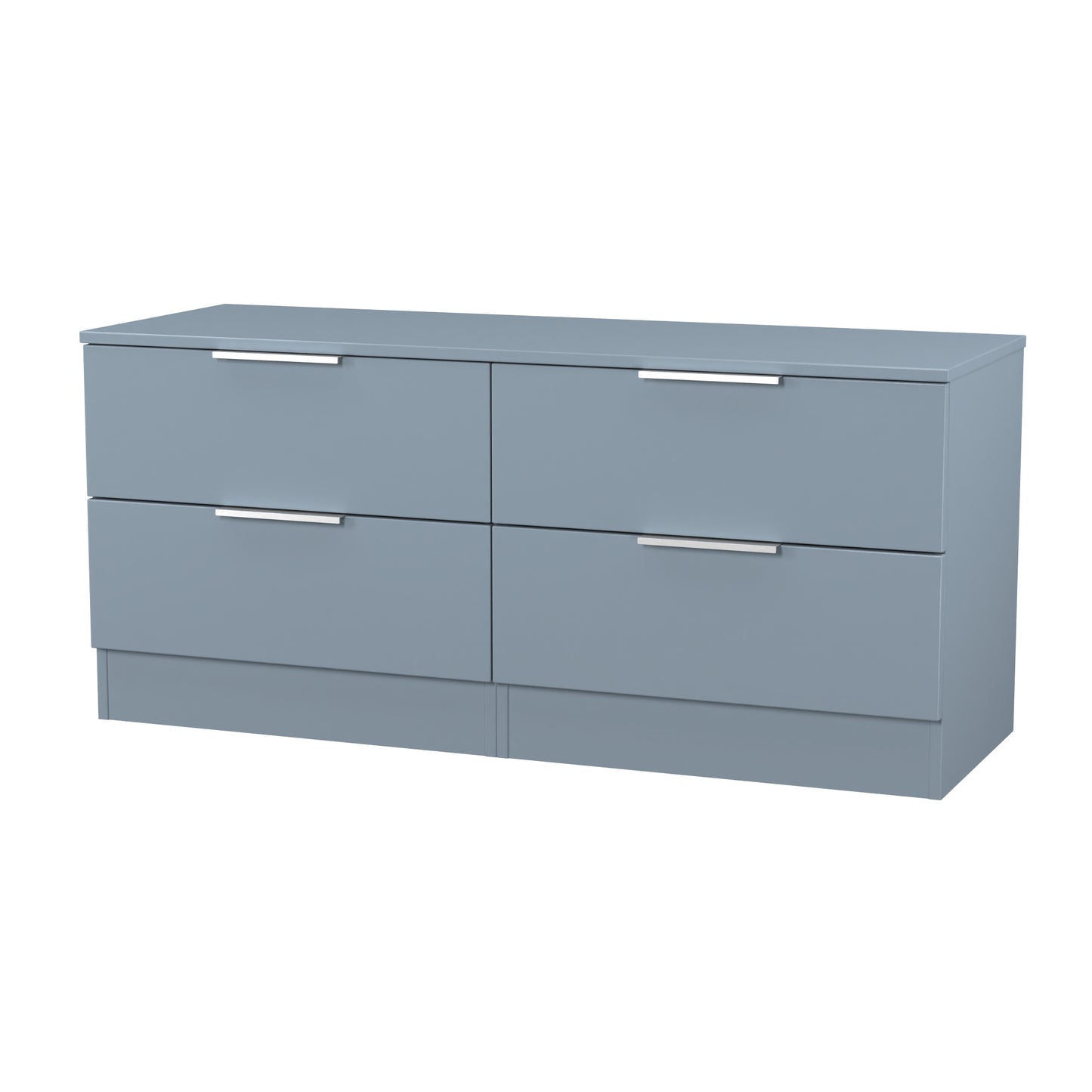 Plymouth Large Chest of Drawers Light Blue 4 Drawers 110cm