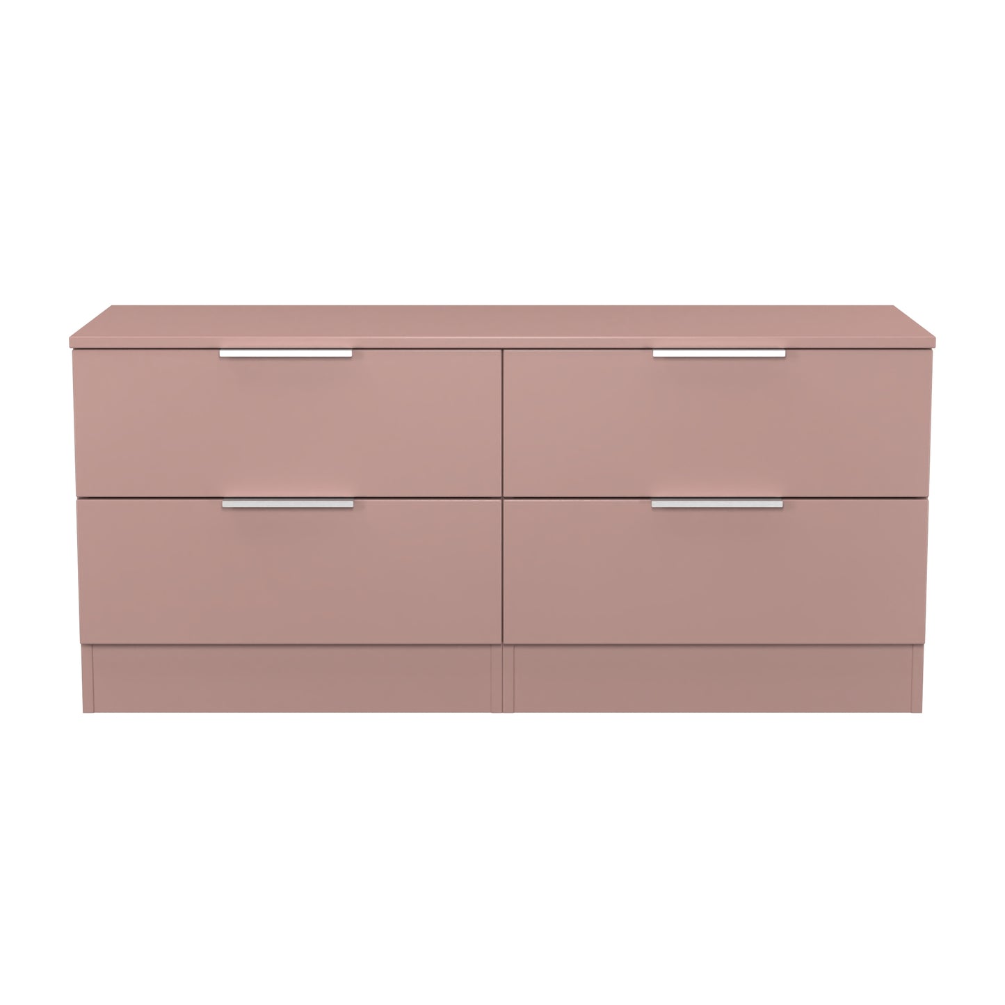 Plymouth Large Chest of Drawers Pink 4 Drawers 110cm