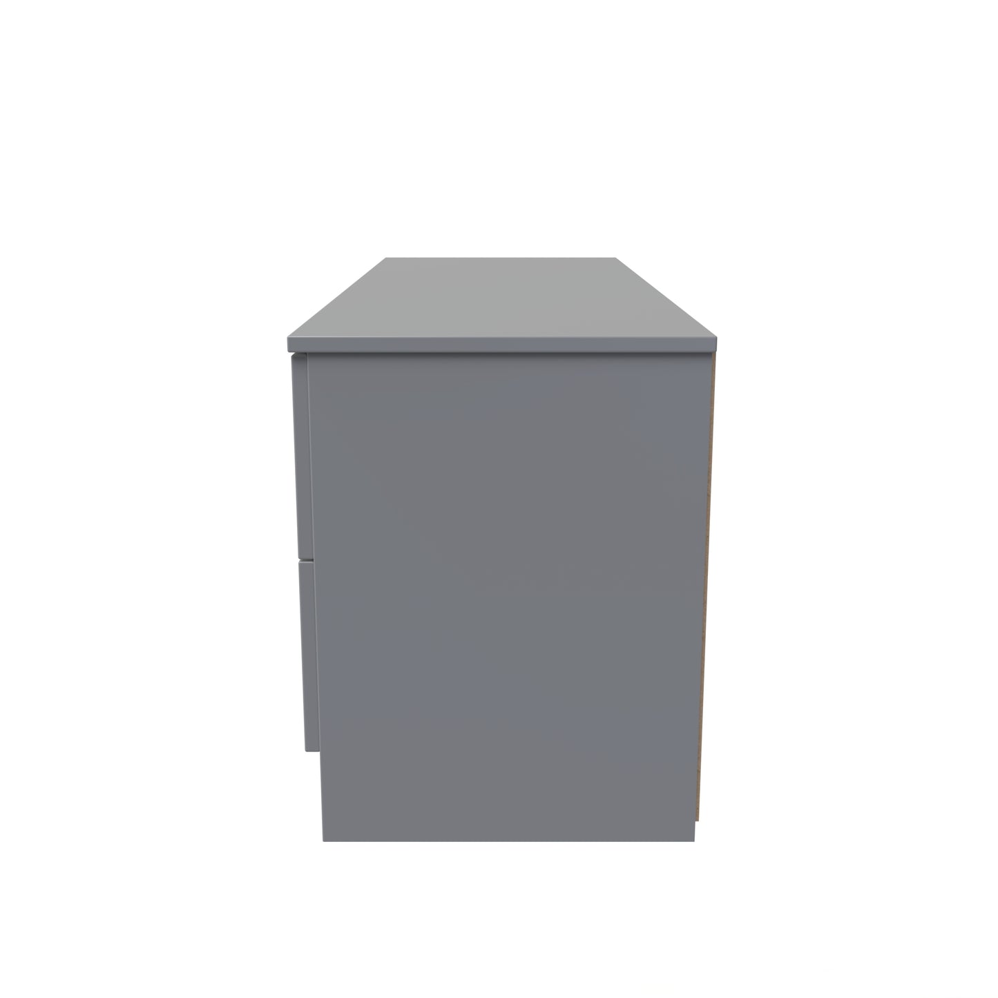 Plymouth Large Chest of Drawers Grey 4 Drawers 110cm