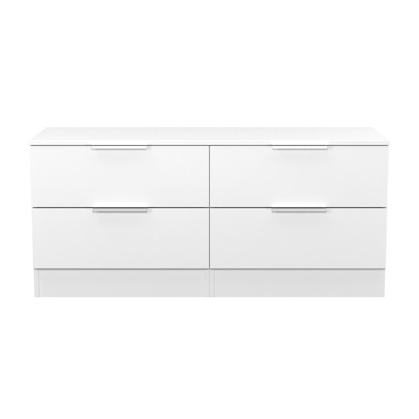 Plymouth Large Chest of Drawers White 4 Drawers 110cm
