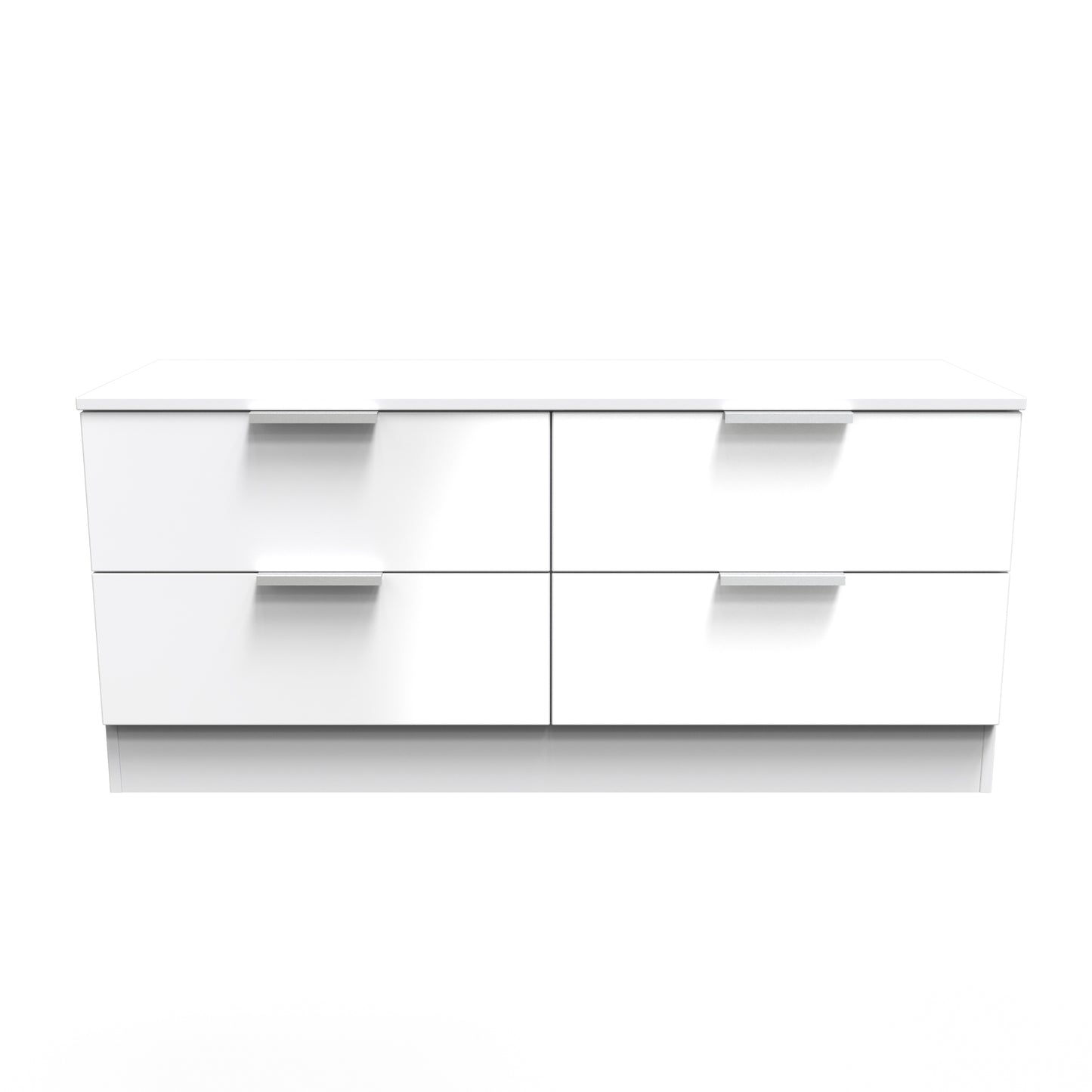 Plymouth Large Chest of Drawers White 4 Drawers 110cm