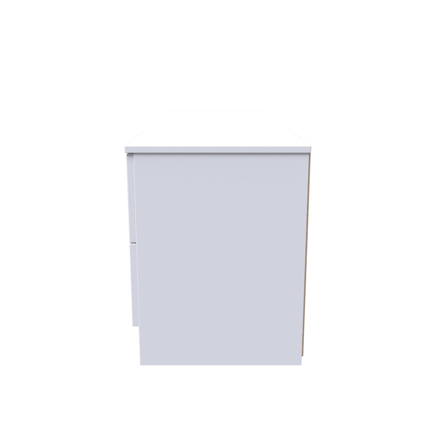 Plymouth Large Chest of Drawers White 4 Drawers 110cm