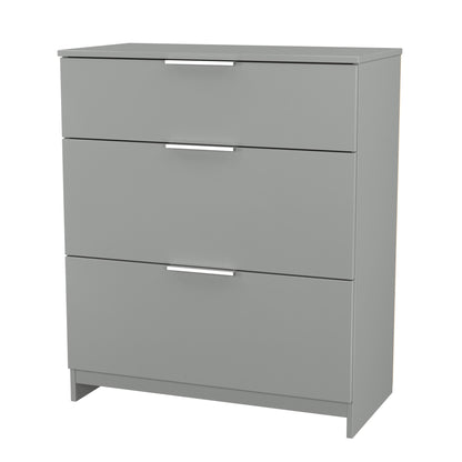 Plymouth Chest of Drawers Grey 3 Drawers 39cm
