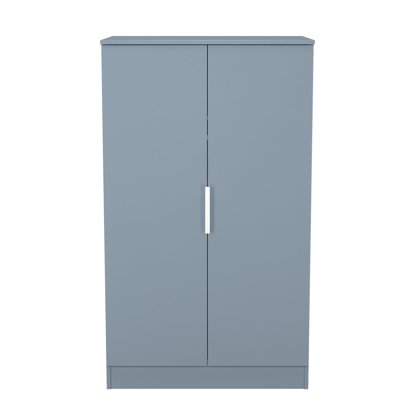 Plymouth Tall Wardrobe Light Blue 2 Doors 1 Shelf 74cm