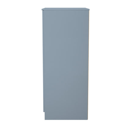 Plymouth Tall Wardrobe Light Blue 2 Doors 1 Shelf 74cm