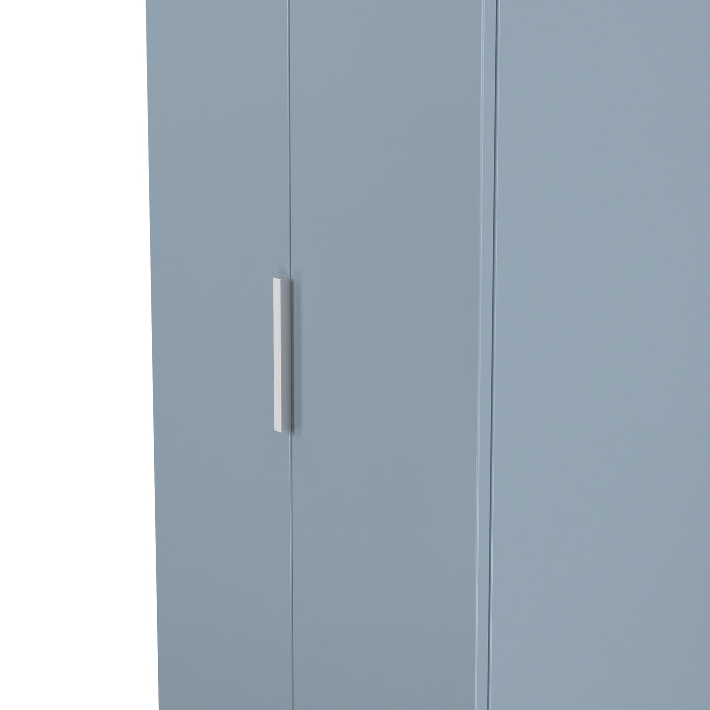 Plymouth Tall Wardrobe Light Blue 2 Doors 1 Shelf 74cm