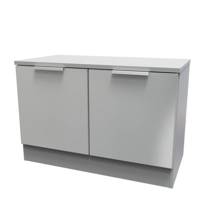 Plymouth TV Unit Grey 2 Doors 74cm