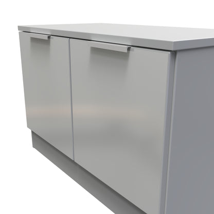 Plymouth TV Unit Grey 2 Doors 74cm